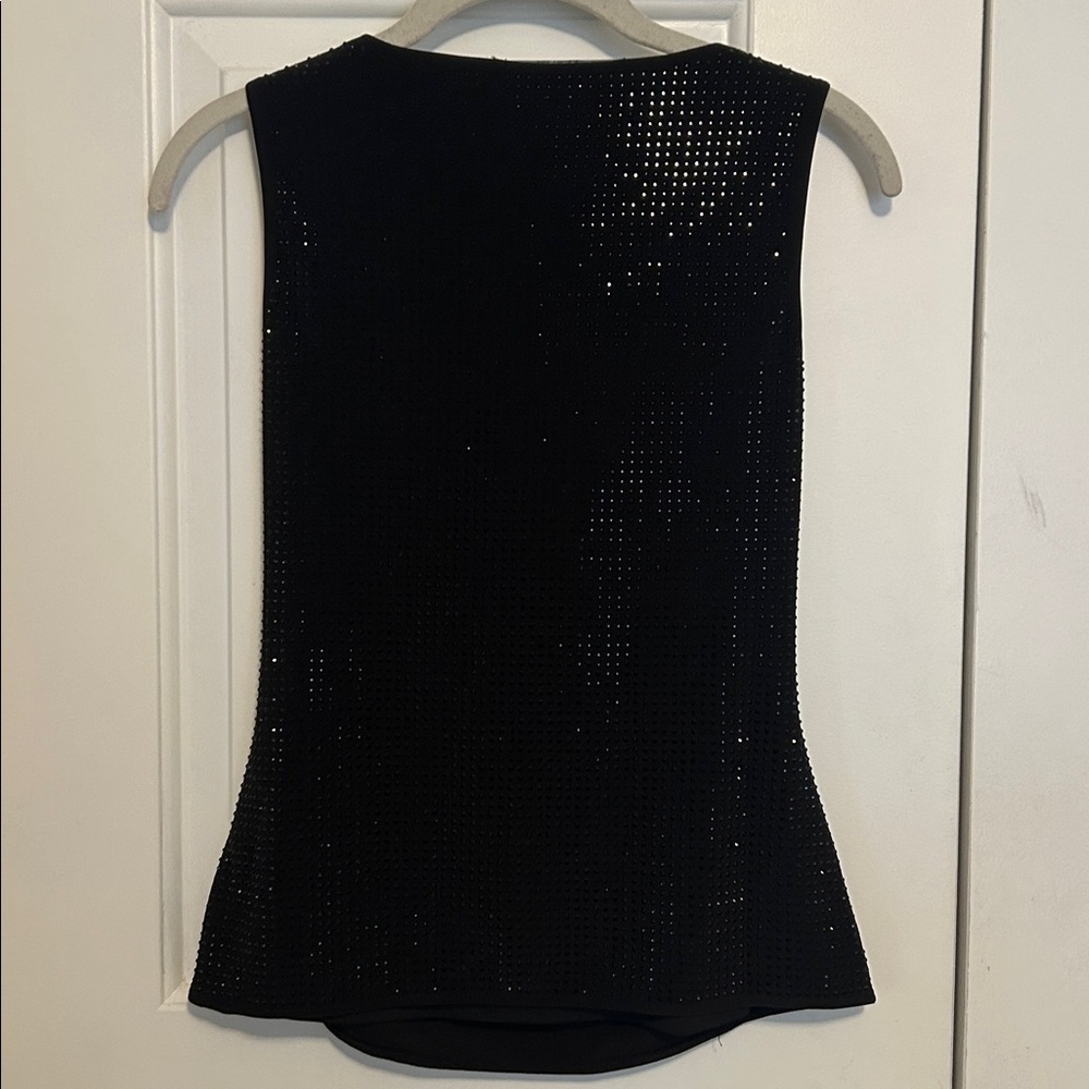 WHBM Rhinestone Drape Neck Top - Picture 4 of 6